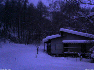 長野県菅平高原 ゆたか山荘 西側(坂上) 2026/01/26 06:30