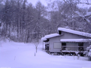 長野県菅平高原 ゆたか山荘 西側(坂上) 2026/01/26 06:45
