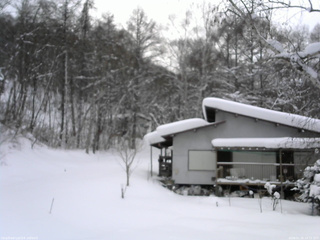 長野県菅平高原 ゆたか山荘 西側(坂上) 2026/01/26 16:15