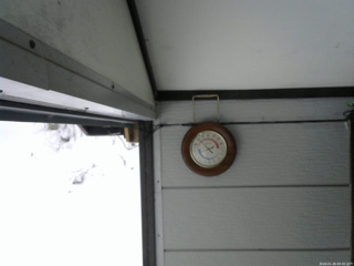 長野県菅平高原 ゆたか山荘 温度計 2026/01/26 09:30