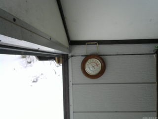 長野県菅平高原 ゆたか山荘 温度計 2026/01/26 09:45