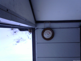 長野県菅平高原 ゆたか山荘 温度計 2026/01/27 06:45