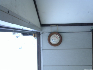 長野県菅平高原 ゆたか山荘 温度計 2026/01/27 07:45