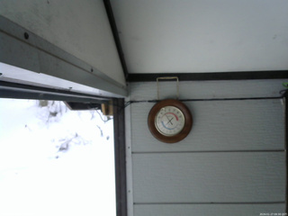 長野県菅平高原 ゆたか山荘 温度計 2026/01/27 09:30