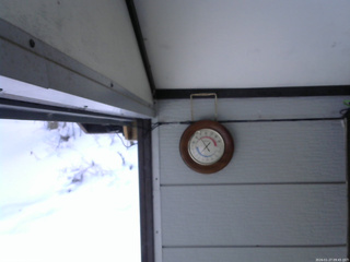 長野県菅平高原 ゆたか山荘 温度計 2026/01/27 09:45