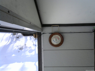 長野県菅平高原 ゆたか山荘 温度計 2026/01/27 11:00