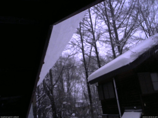 長野県菅平高原 ゆたか山荘 北側 2026/01/28 06:45