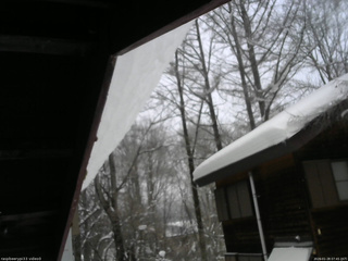 長野県菅平高原 ゆたか山荘 北側 2026/01/28 07:45