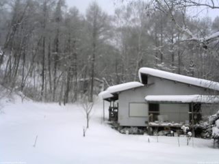 長野県菅平高原 ゆたか山荘 西側(坂上) 2026/01/28 07:30