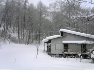 長野県菅平高原 ゆたか山荘 西側(坂上) 2026/01/28 08:00