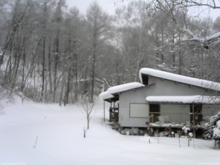 長野県菅平高原 ゆたか山荘 西側(坂上) 2026/01/28 08:15