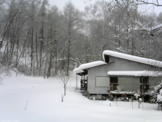 長野県菅平高原 ゆたか山荘 西側(坂上) 2026/01/28 09:00