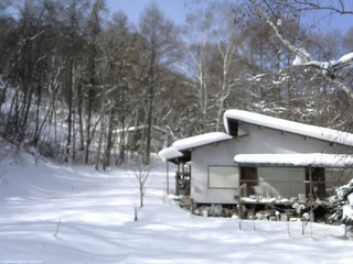 長野県菅平高原 ゆたか山荘 西側(坂上) 2026/01/29 10:45