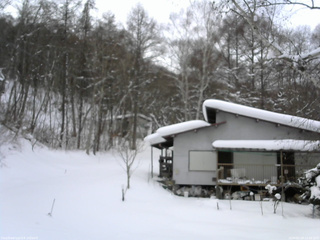 長野県菅平高原 ゆたか山荘 西側(坂上) 2026/01/29 12:45