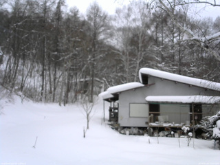 長野県菅平高原 ゆたか山荘 西側(坂上) 2026/01/29 15:30
