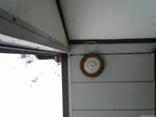 長野県菅平高原 ゆたか山荘 温度計 2026/01/29 07:45