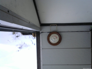 長野県菅平高原 ゆたか山荘 温度計 2026/01/29 08:15