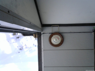 長野県菅平高原 ゆたか山荘 温度計 2026/01/29 10:15