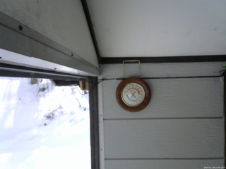 長野県菅平高原 ゆたか山荘 温度計 2026/01/29 10:45