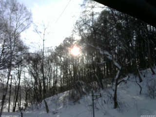 長野県菅平高原 ゆたか山荘 東側上空 2026/01/29 08:15