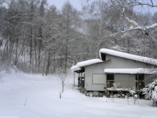 長野県菅平高原 ゆたか山荘 西側(坂上) 2026/01/30 09:15