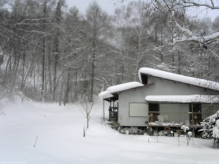 長野県菅平高原 ゆたか山荘 西側(坂上) 2026/01/30 10:15