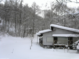 長野県菅平高原 ゆたか山荘 西側(坂上) 2026/01/30 10:45