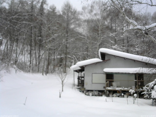 長野県菅平高原 ゆたか山荘 西側(坂上) 2026/01/30 11:00