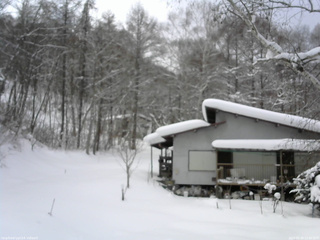 長野県菅平高原 ゆたか山荘 西側(坂上) 2026/01/30 12:00