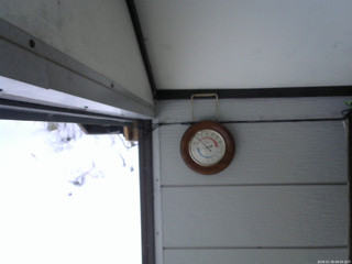 長野県菅平高原 ゆたか山荘 温度計 2026/01/30 08:00