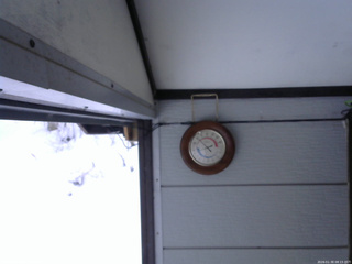 長野県菅平高原 ゆたか山荘 温度計 2026/01/30 08:15