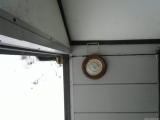 長野県菅平高原 ゆたか山荘 温度計 2026/01/30 08:30