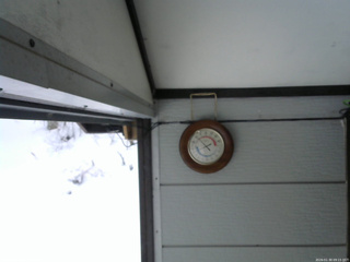 長野県菅平高原 ゆたか山荘 温度計 2026/01/30 09:15