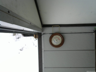 長野県菅平高原 ゆたか山荘 温度計 2026/01/30 10:15