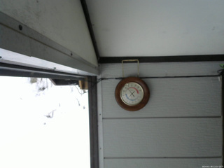 長野県菅平高原 ゆたか山荘 温度計 2026/01/30 12:15