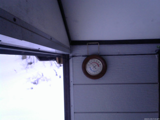 長野県菅平高原 ゆたか山荘 温度計 2026/01/30 17:15