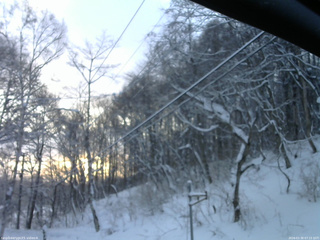 長野県菅平高原 ゆたか山荘 東側上空 2026/01/30 07:15