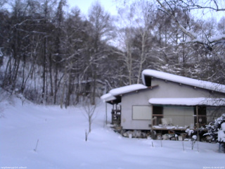 長野県菅平高原 ゆたか山荘 西側(坂上) 2026/01/31 06:45