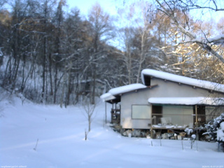 長野県菅平高原 ゆたか山荘 西側(坂上) 2026/01/31 07:15
