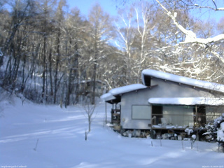 長野県菅平高原 ゆたか山荘 西側(坂上) 2026/01/31 08:30