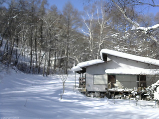 長野県菅平高原 ゆたか山荘 西側(坂上) 2026/01/31 10:15