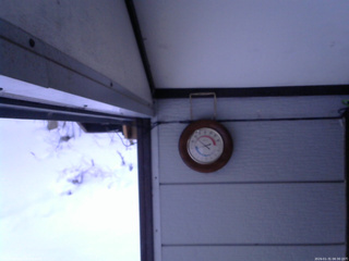 長野県菅平高原 ゆたか山荘 温度計 2026/01/31 06:30