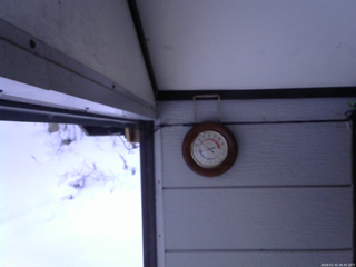 長野県菅平高原 ゆたか山荘 温度計 2026/01/31 06:45