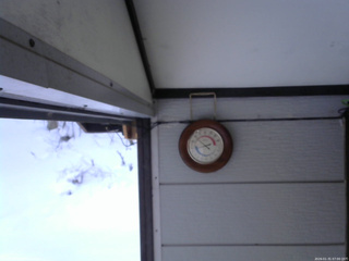 長野県菅平高原 ゆたか山荘 温度計 2026/01/31 07:00