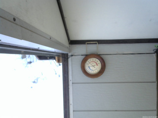 長野県菅平高原 ゆたか山荘 温度計 2026/01/31 07:15