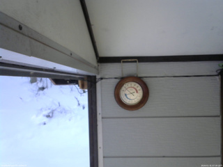 長野県菅平高原 ゆたか山荘 温度計 2026/01/31 07:30