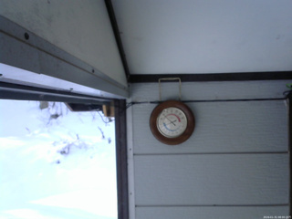 長野県菅平高原 ゆたか山荘 温度計 2026/01/31 08:00