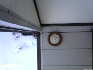 長野県菅平高原 ゆたか山荘 温度計 2026/01/31 08:15