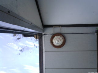 長野県菅平高原 ゆたか山荘 温度計 2026/01/31 08:45