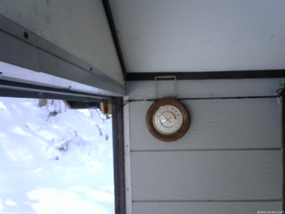 長野県菅平高原 ゆたか山荘 温度計 2026/01/31 09:15